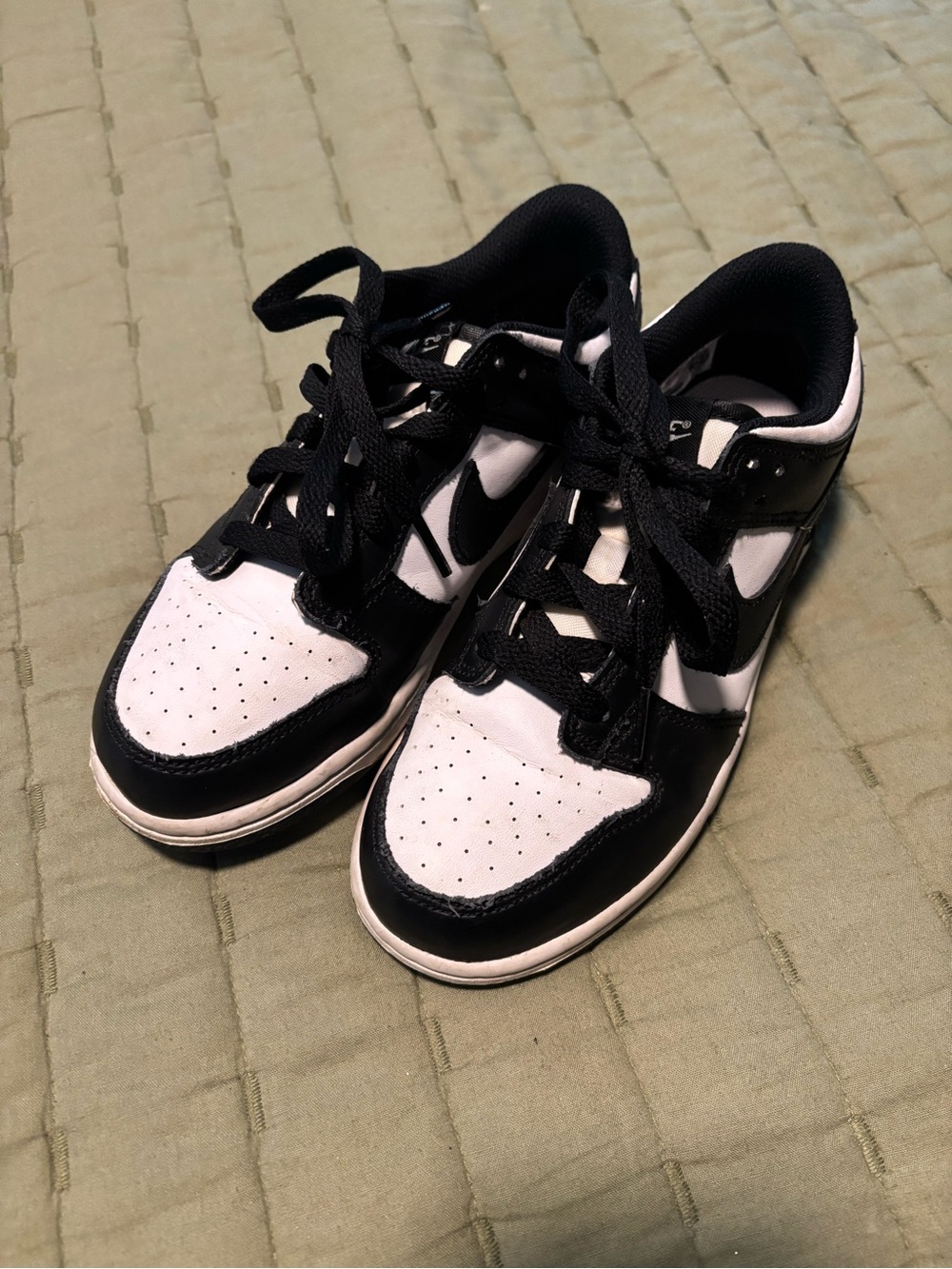 Kids Black and White Nike Panda